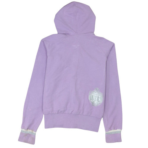 Nike Womens Lilac Full Zip Hoodie XL Cotton Blend Casual