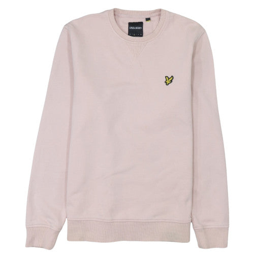 Lyle & Scott Men's Pink Cotton Crew Neck Pullover Sweatshirt L