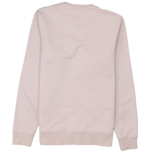 Lyle & Scott Men's Pink Cotton Crew Neck Pullover Sweatshirt L