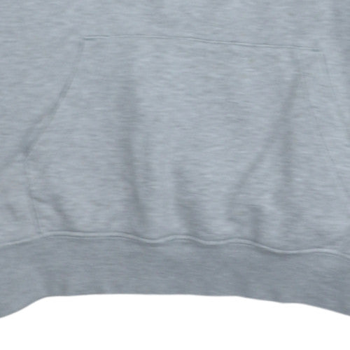 Nike Men's Grey Pullover Hoodie M Regular Fit Sportswear