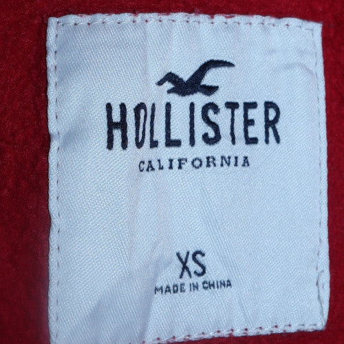 Hollister Men's Red Hoodie XS Pullover Hooded Sweatshirt