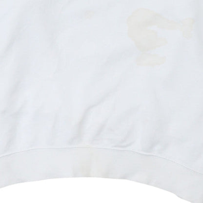 Nike Men's White Small Pullover Crew Neck Sweatshirt