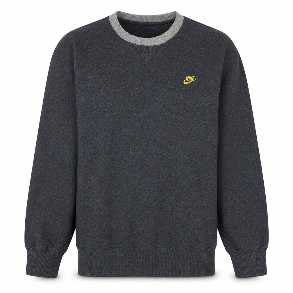 Nike Men's Grey Pullover Crew Neck Sweatshirt Size L