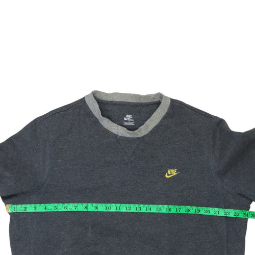 Nike Men's Grey Pullover Crew Neck Sweatshirt Size L