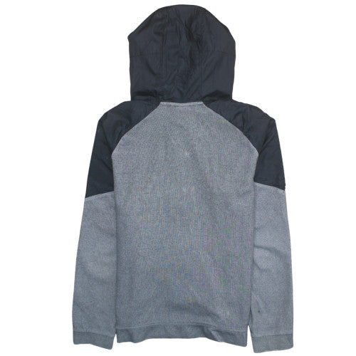 Nike Mens Grey Full Zip Hoodie Size L Hooded Sweatshirt