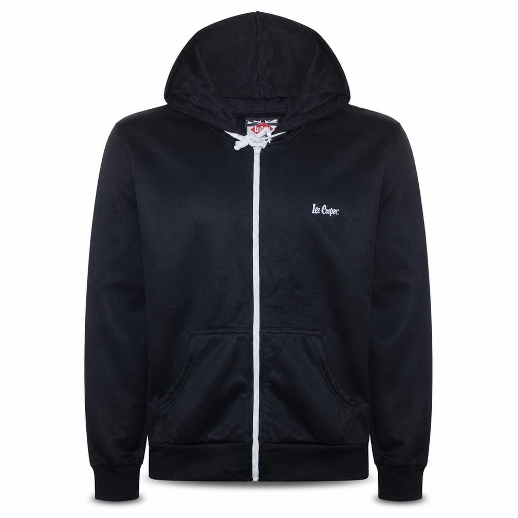 Lee Cooper Men's Black Full Zip Hoodie Size M