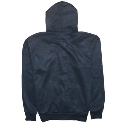 Brand and care label for Lee Cooper Men's Black Full Zip Hoodie, size M
