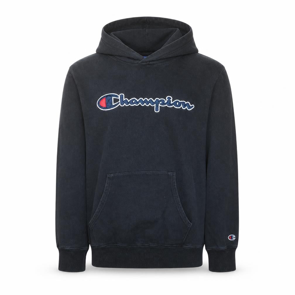 Champion Men's Black XL Pullover Hoodie with Logo