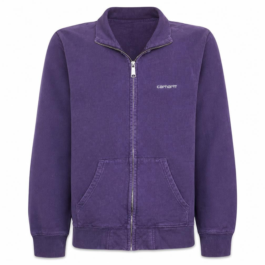 Carhartt Men's Purple Full Zip Cotton Sweatshirt S