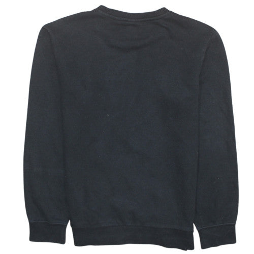Champion Teens Black Logo Pullover Sweatshirt Size L