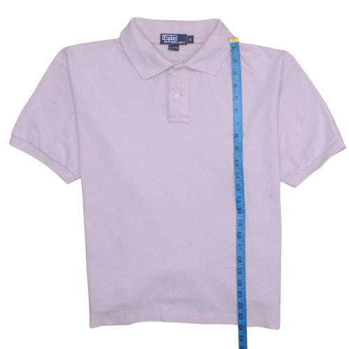 Ralph Lauren Men's Pink Cotton Polo Shirt Size S Preppy Style