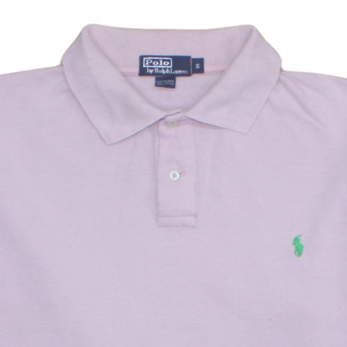 Ralph Lauren Men's Pink Cotton Polo Shirt Size S Preppy Style