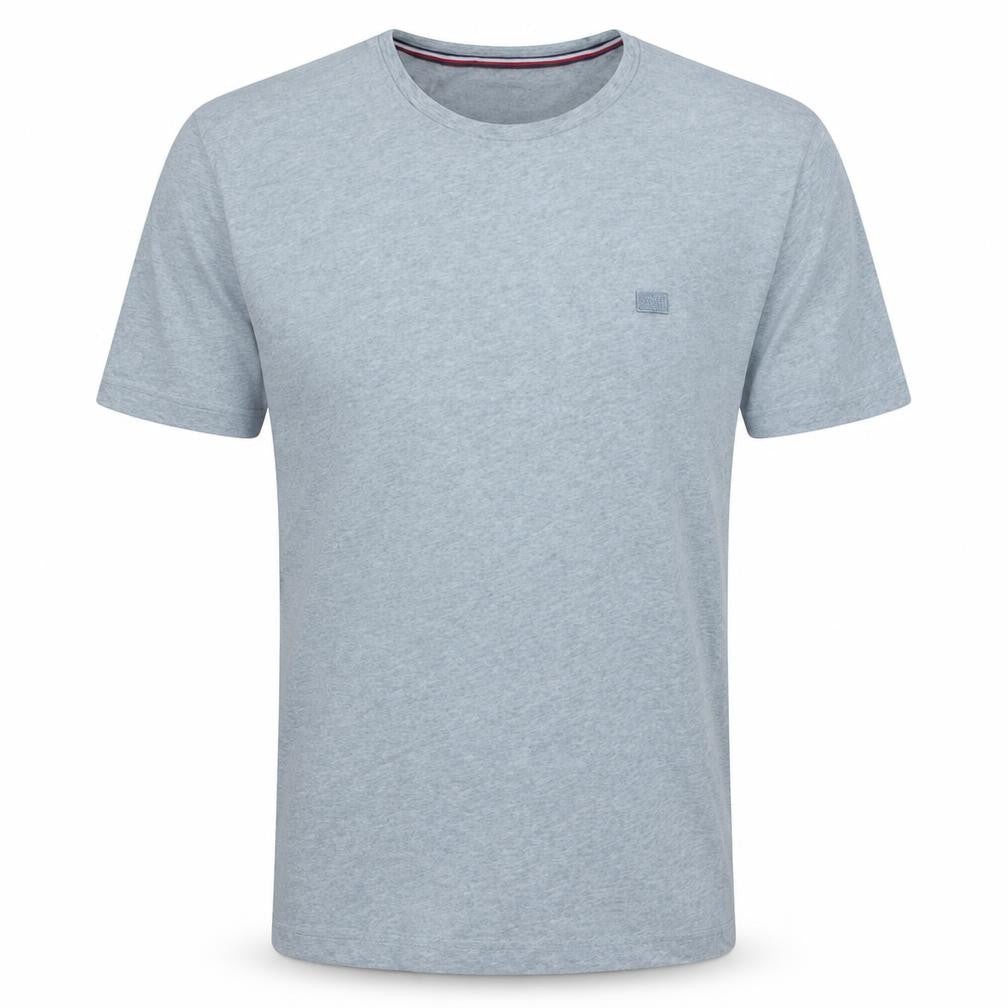 Tommy Hilfiger Men's Grey Crew Neck Cotton T-Shirt Size M