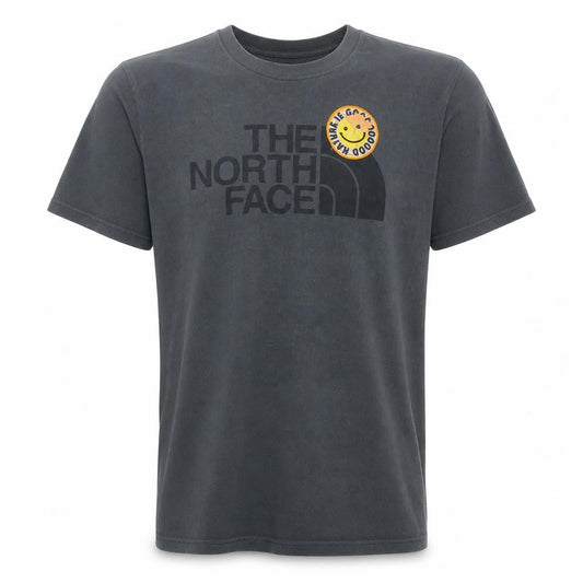 The North Face Men's Black Cotton Graphic T-Shirt Size M