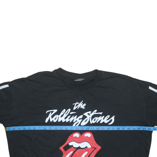 George Men’s Black The Rolling Stones 2XL Pullover Sweatshirt