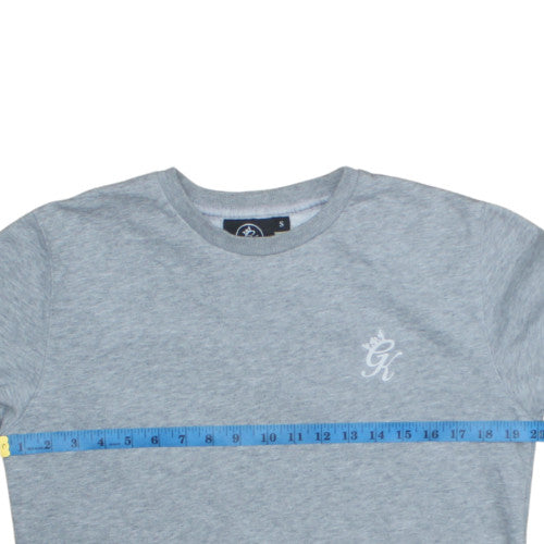 Gym King Men's Grey Crew Neck Pullover Sweatshirt Size S