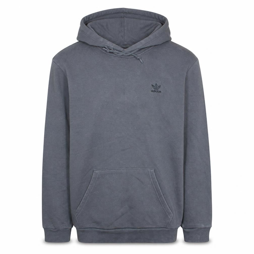 Adidas Mens Grey Pullover Hoodie Size M Regular Fit Fleece