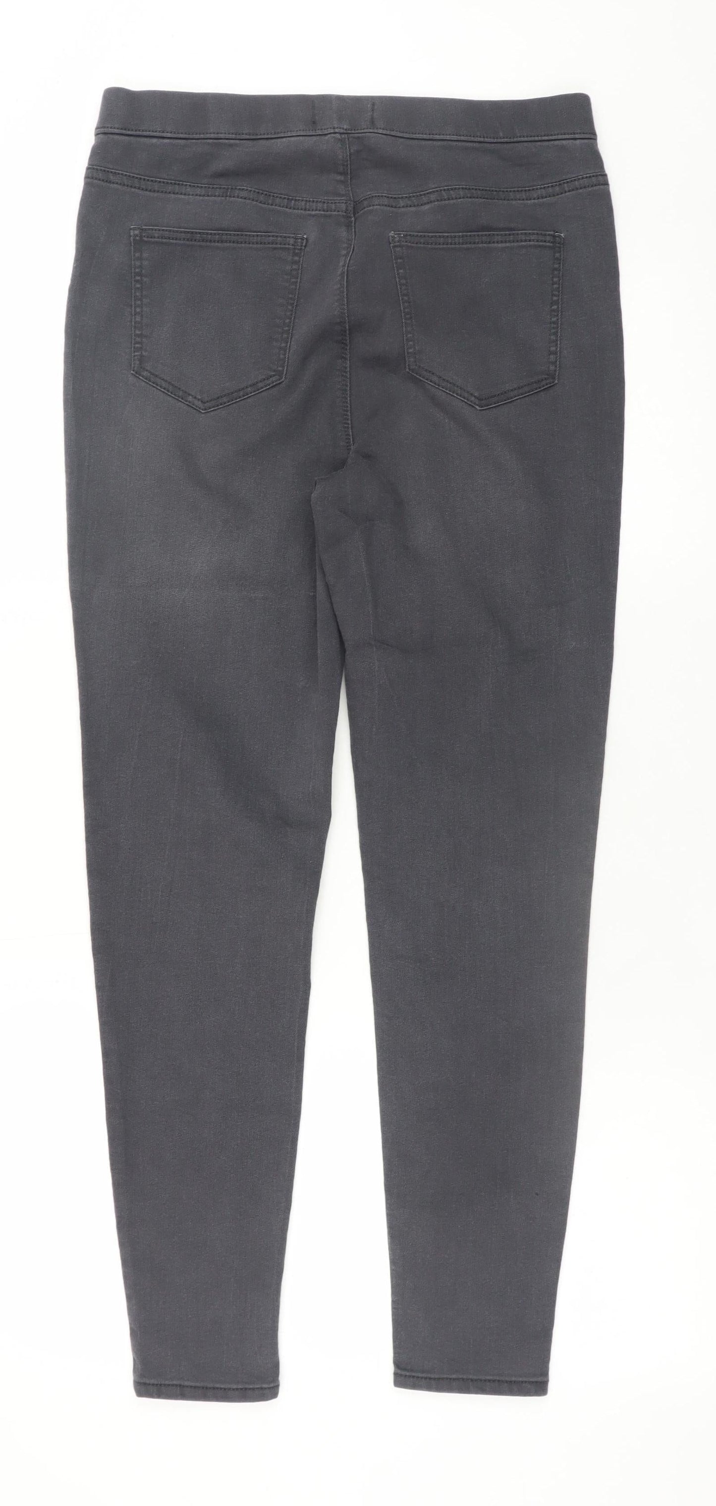 Papaya Women's Grey Skinny Stretch Denim Jeans Size 10