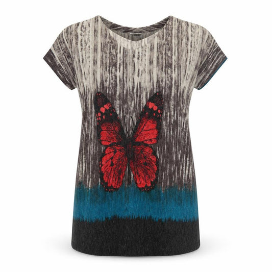 Jasmine London Women’s Multicoloured Butterfly T-Shirt Dress S