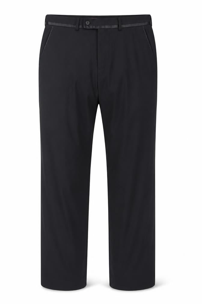 George Men's Black Regular Fit Dress Pants 33W 33L Formal Trousers