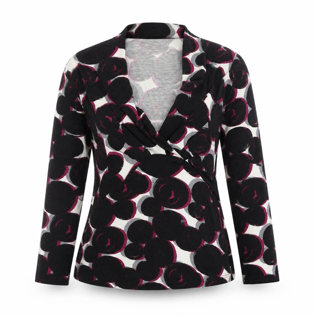 Kaliko Women’s Multicoloured Floral Wrap Blouse Size 8