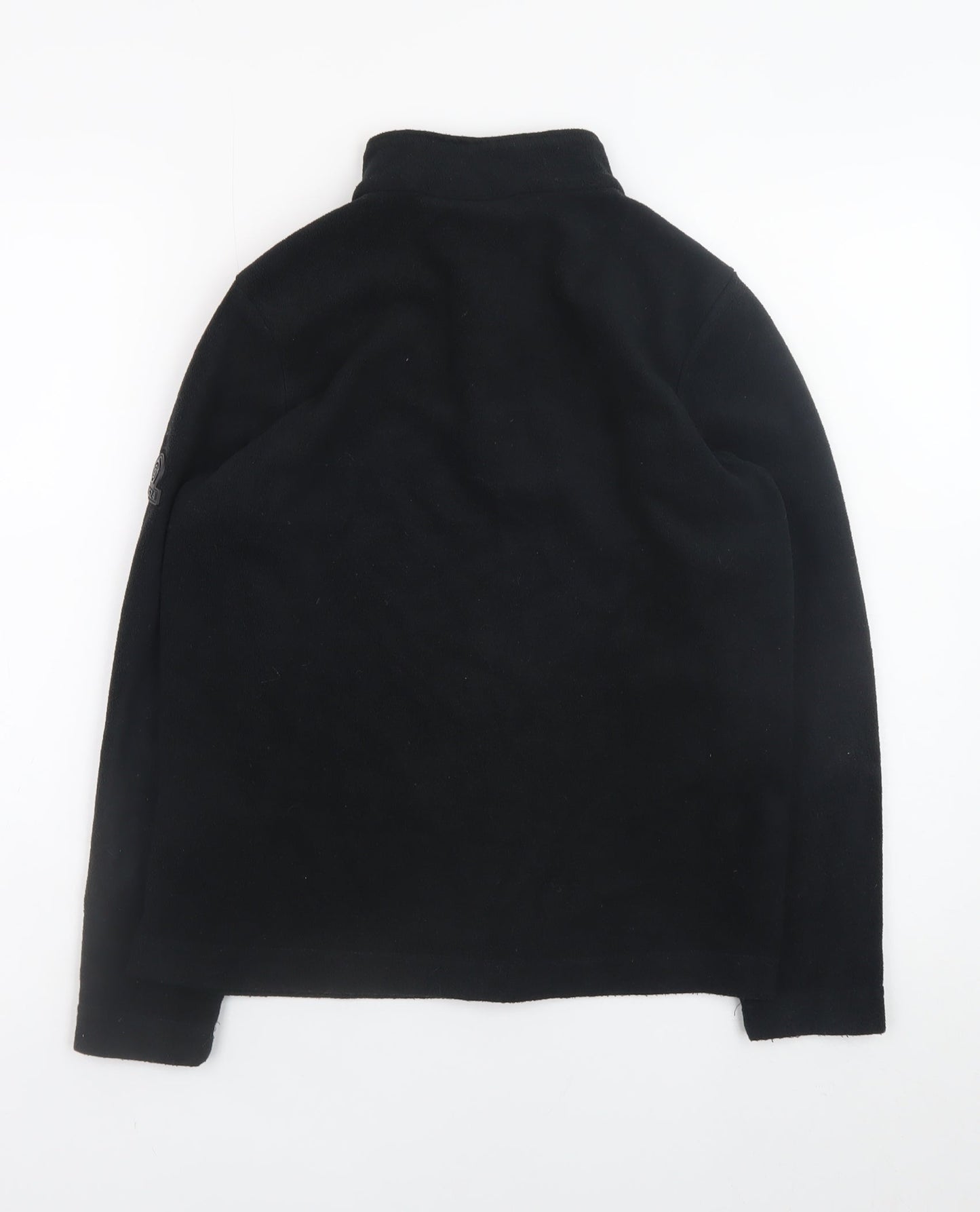 TOG24 Black Fleece 1/4 Zip Pullover Sweatshirt Teens Size 164