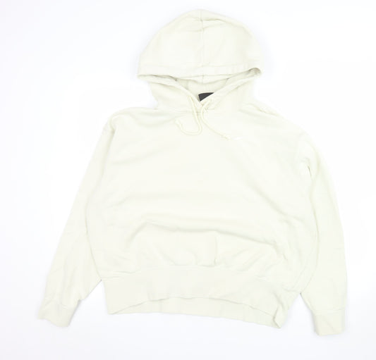 Nike Women's Ivory Pullover Hoodie M Regular Fit Fleece