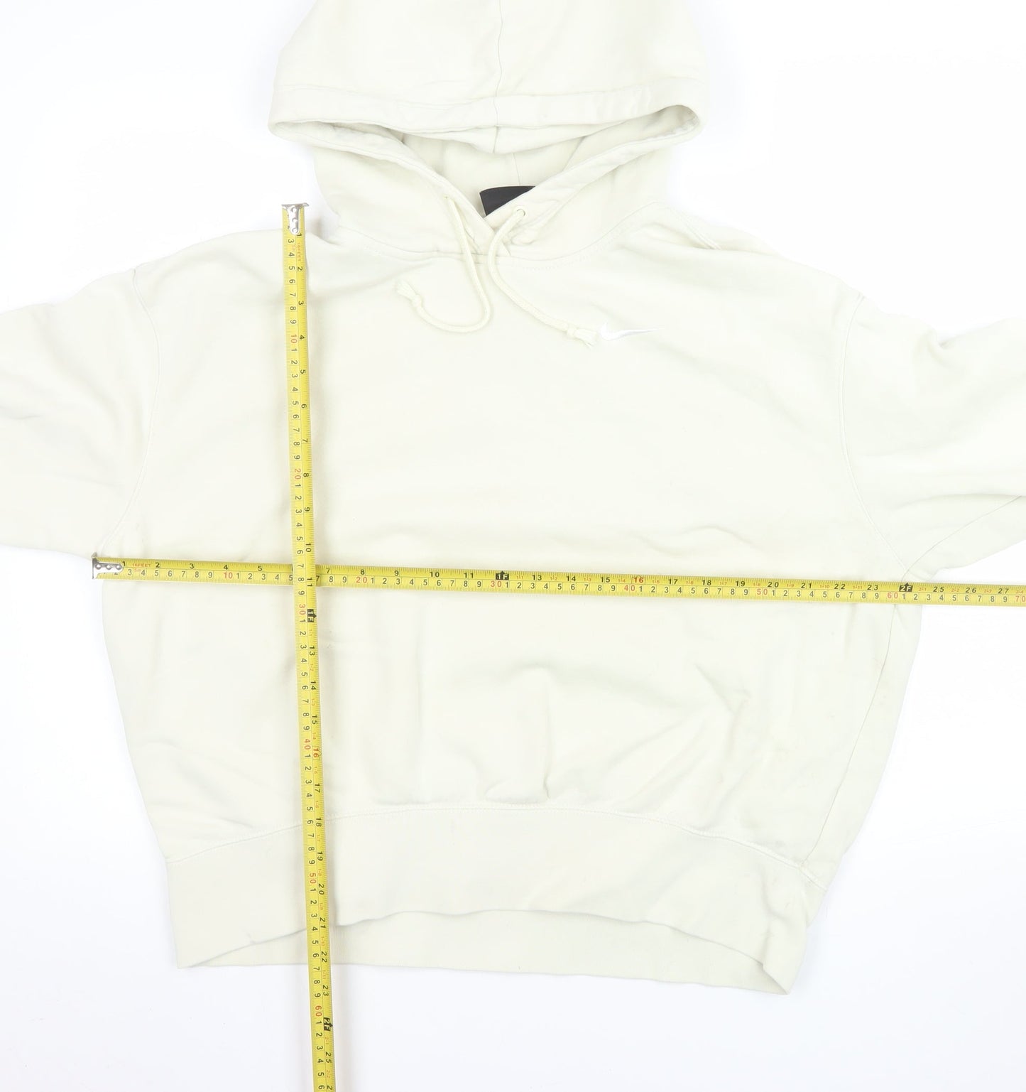 Nike Women's Ivory Pullover Hoodie M Regular Fit Fleece