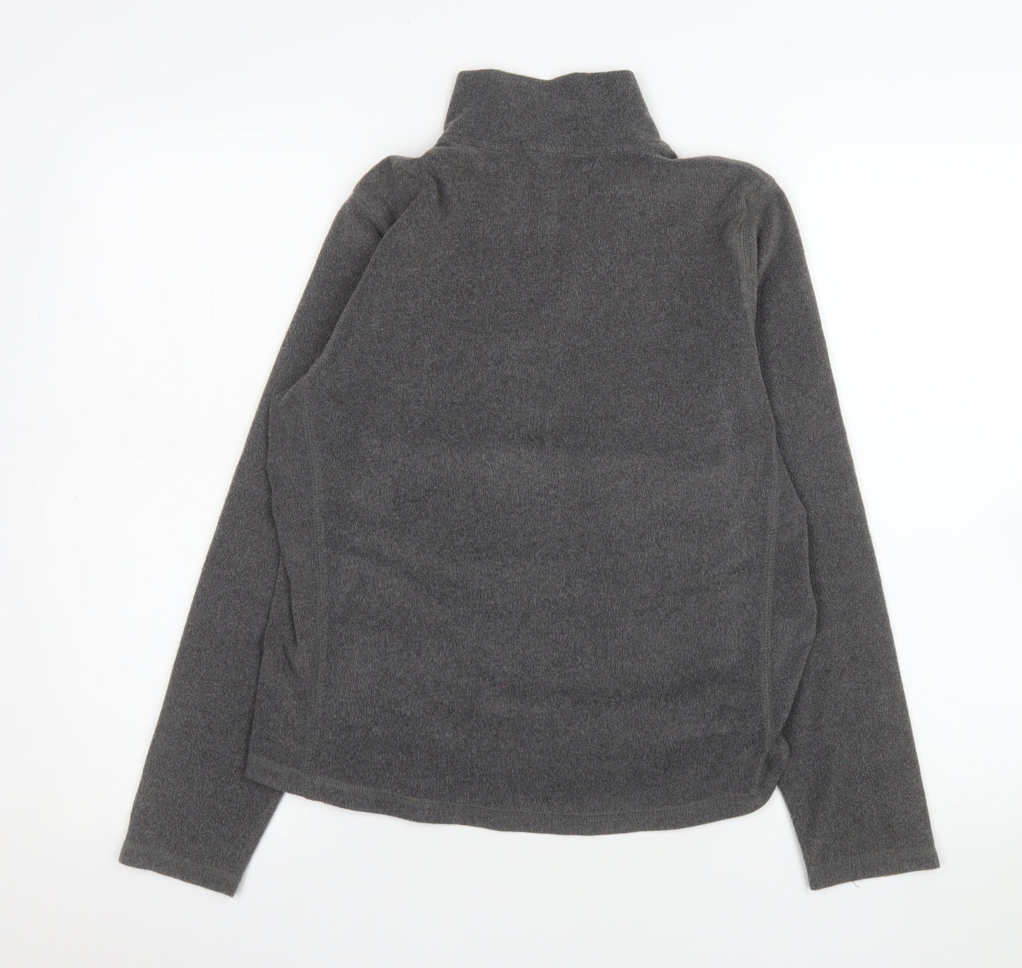 GAP Men's Grey 1/4 Zip Fleece Sweatshirt Medium Classic Fit