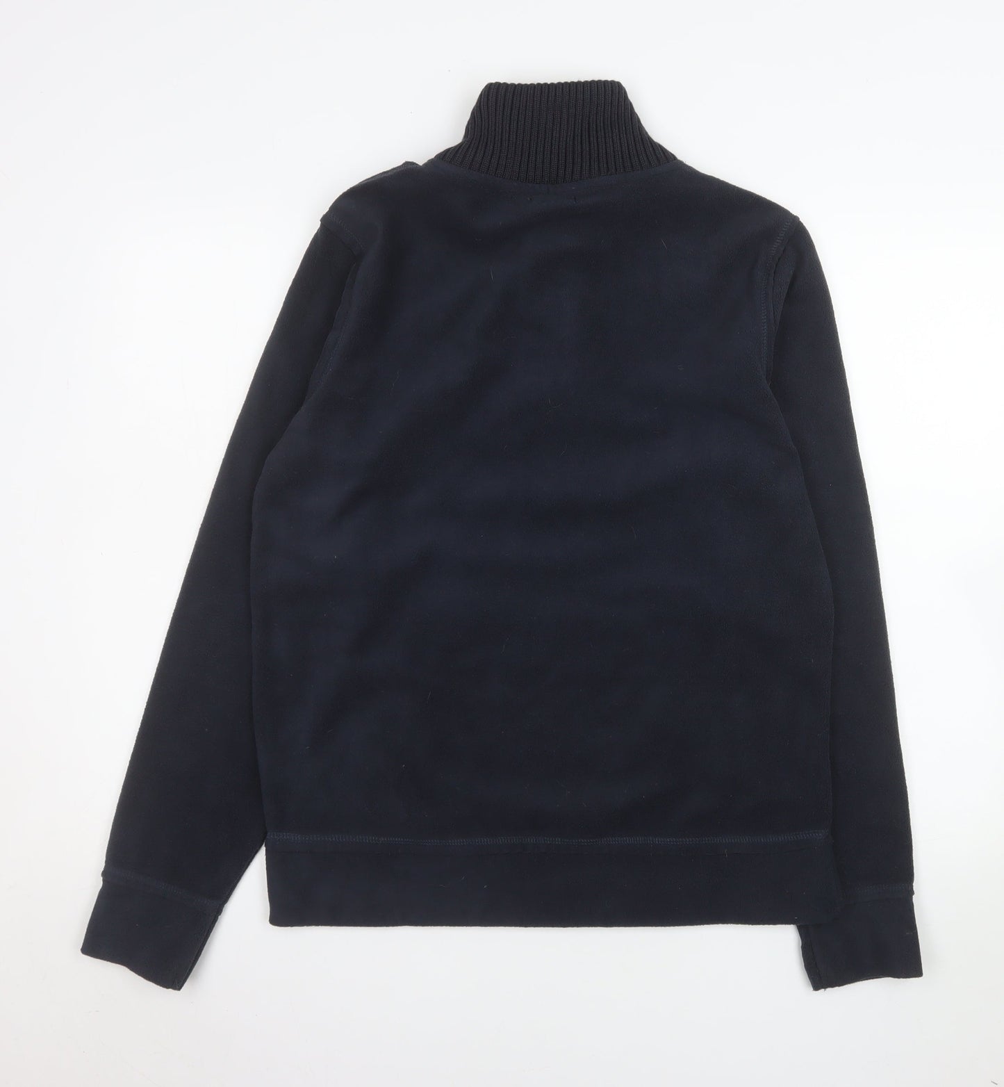 La Redoute Création Men's Blue Henley Fleece Sweatshirt Medium