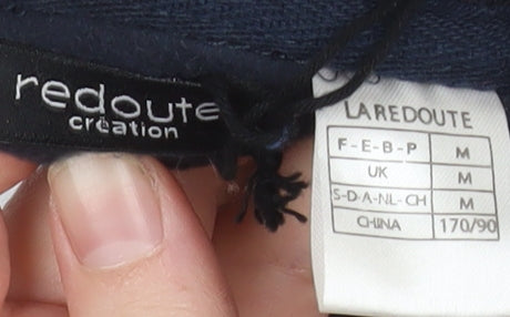 La Redoute Création Men's Blue Henley Fleece Sweatshirt Medium