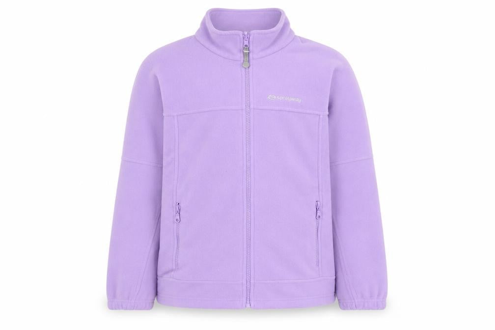 Sprayway Girls Purple Fleece Full Zip Basic Jacket Age 12-13 Years