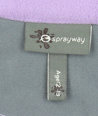 Sprayway Girls Purple Fleece Full Zip Basic Jacket Age 12-13 Years