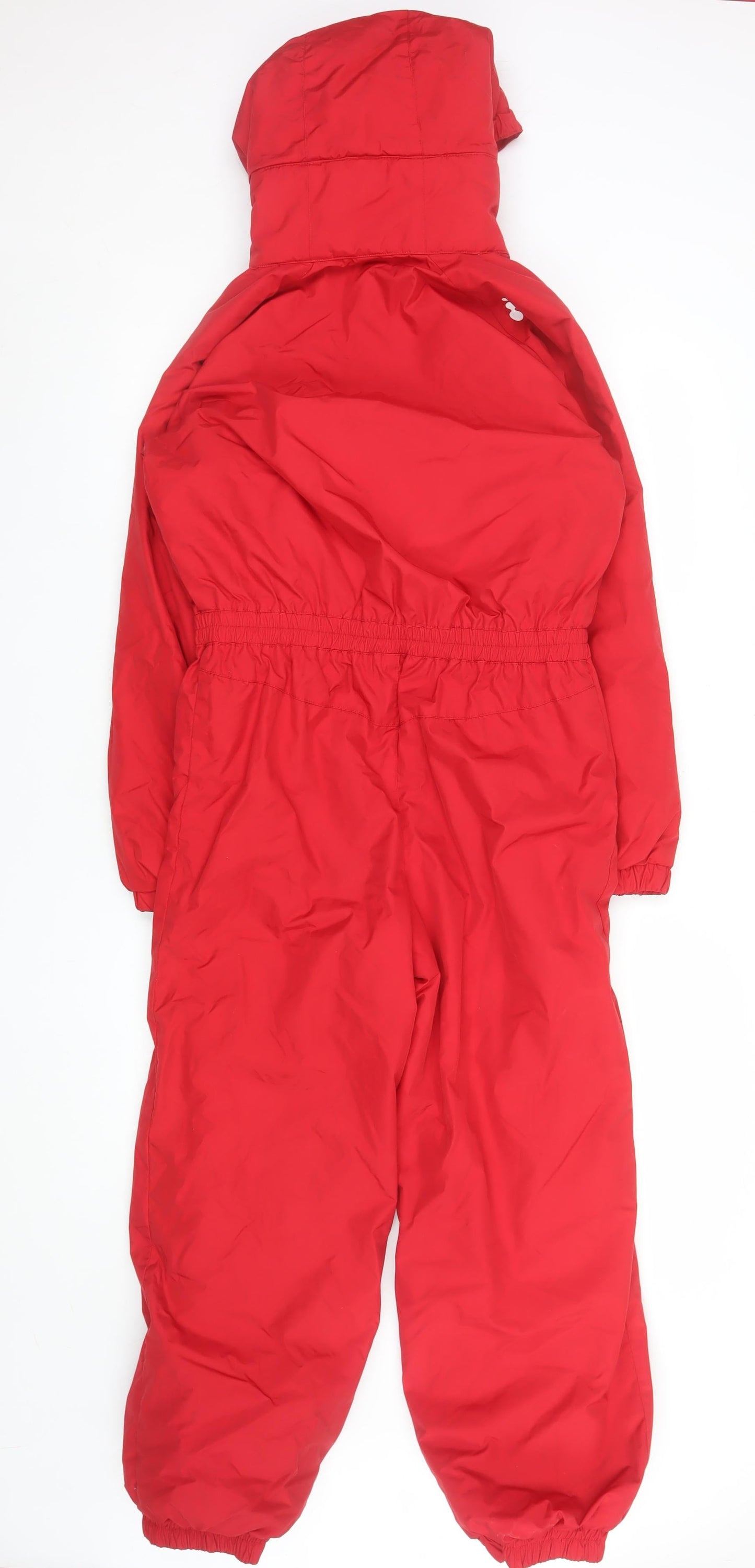 Wedze Boys Red 12 Years Ski Snowsuit Hooded Waterproof Insulated Winter Outerwear