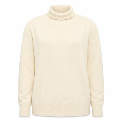 Saint Tropez Womens Beige Roll Neck Long Sleeve Pullover Jumper L