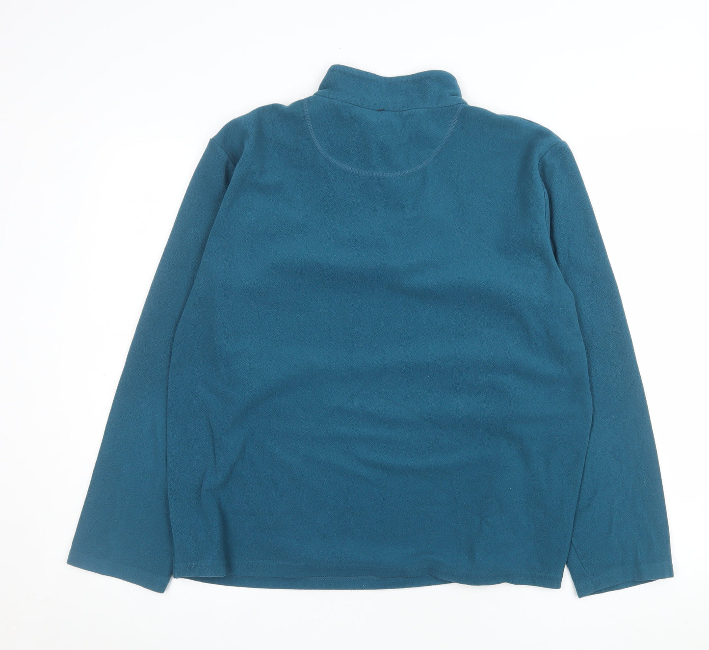 Crane Men's Blue Fleece 1/2 Zip Pullover Sweatshirt Large