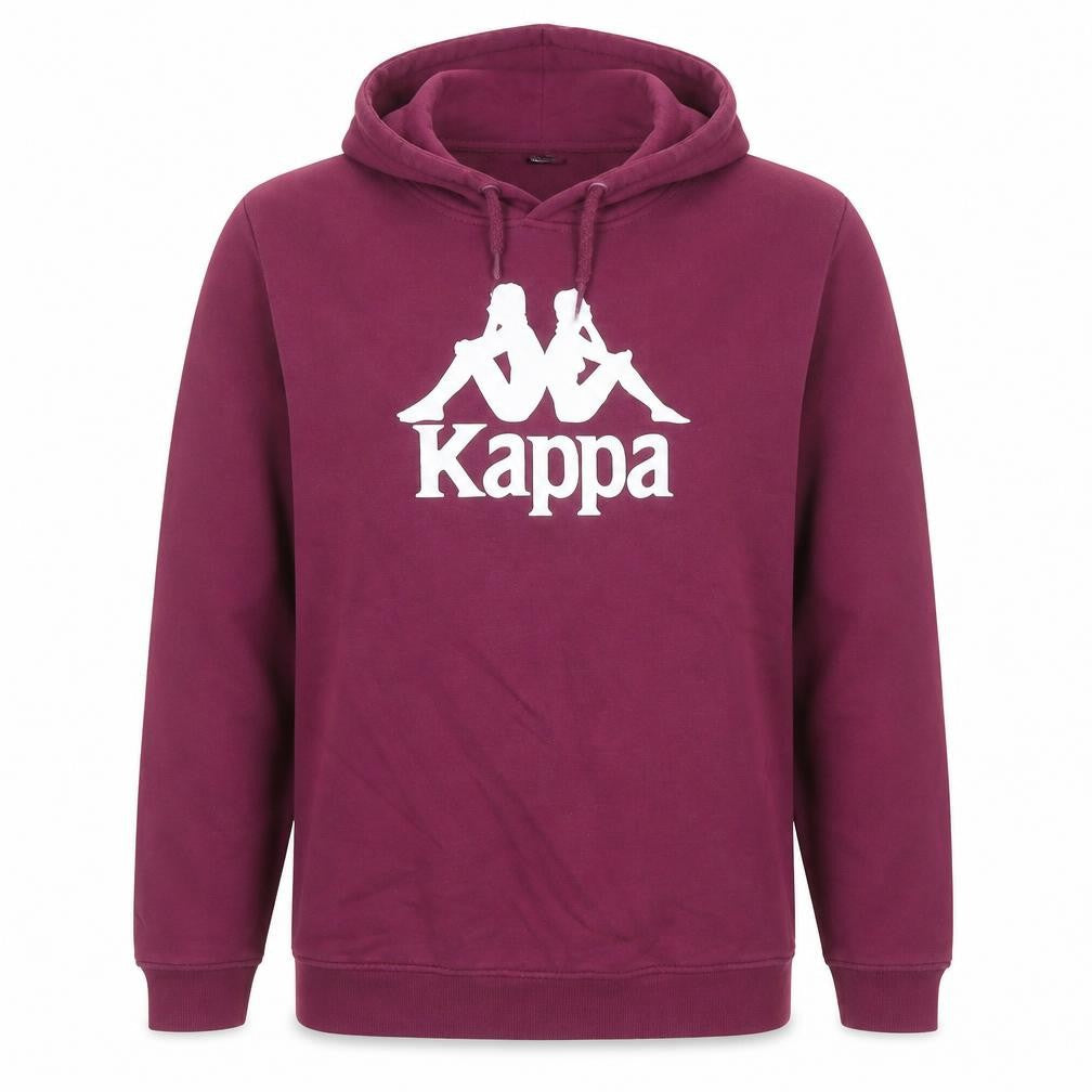 Kappa Womens Purple Hoodie Large Pullover Cotton Blend Casual
