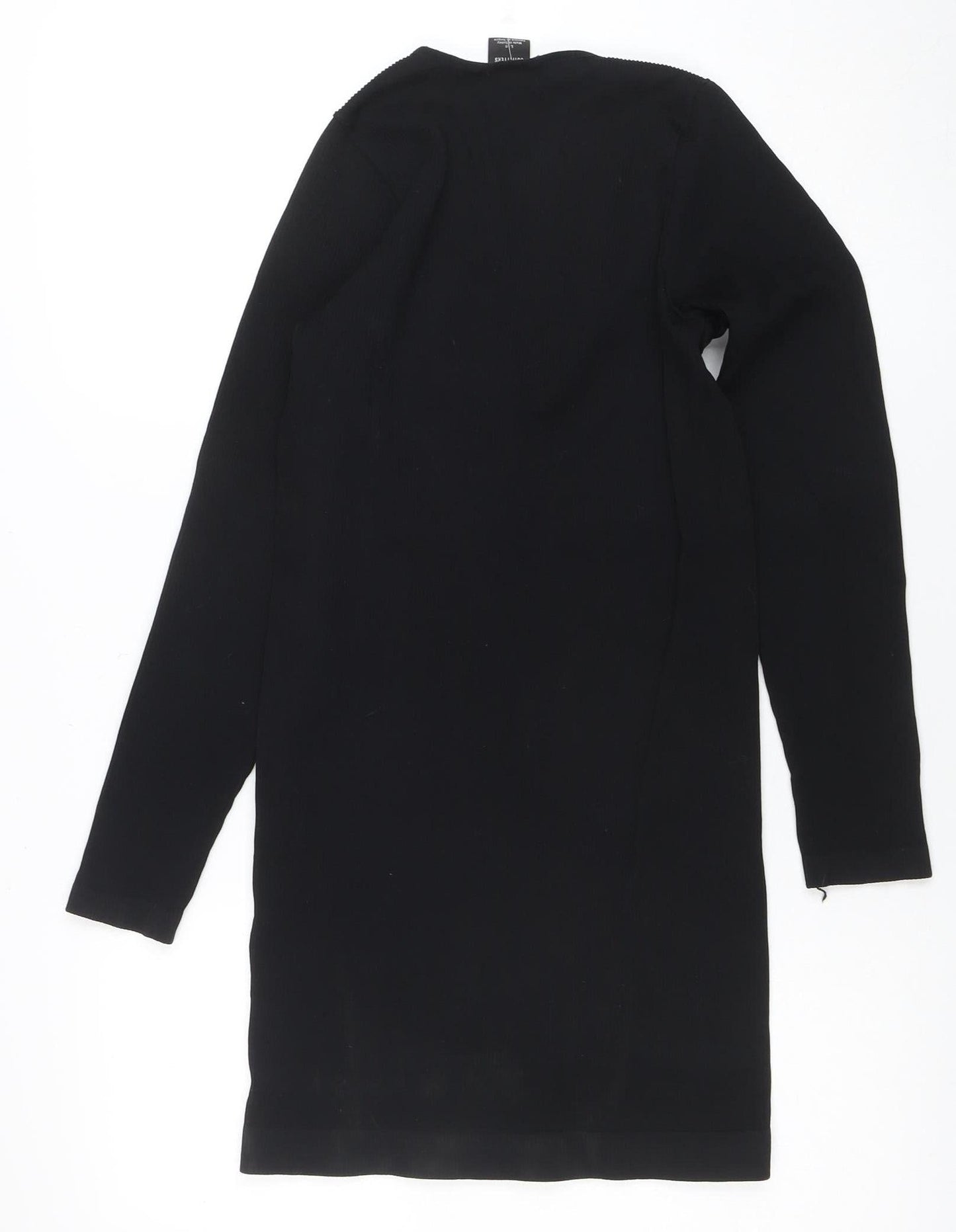 Urban Outfitters Women's Black Knit Bodycon Dress Size L