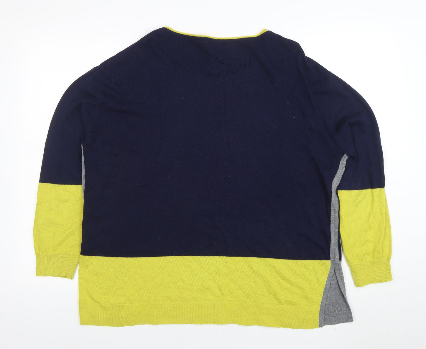 Principles Women's Multicoloured Size 14 Round Neck Long Sleeve Jumper
