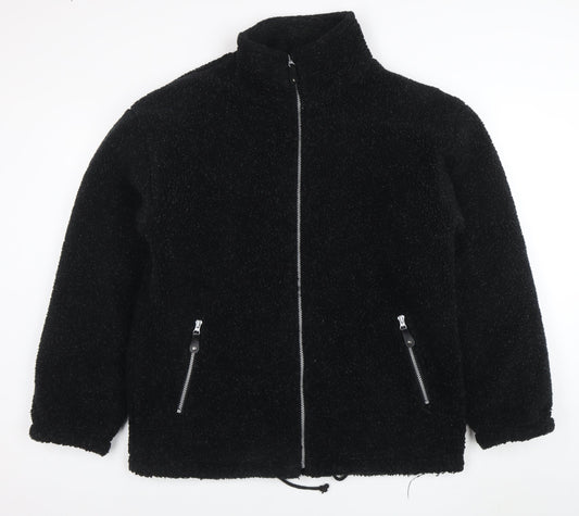 Country Trader Men's Black Fleece Lined Full Zip Jacket Size L