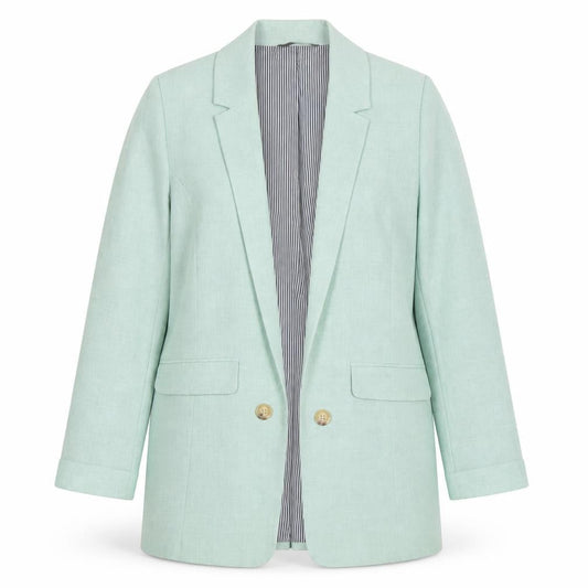 George Women’s Mint Green Single Breasted Blazer Size 8