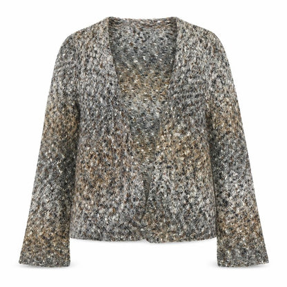 Marks & Spencer Per Una Women's Multicoloured Chunky Knit Cardigan Size S