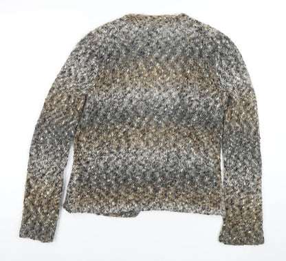 Marks & Spencer Per Una Women's Multicoloured Chunky Knit Cardigan Size S