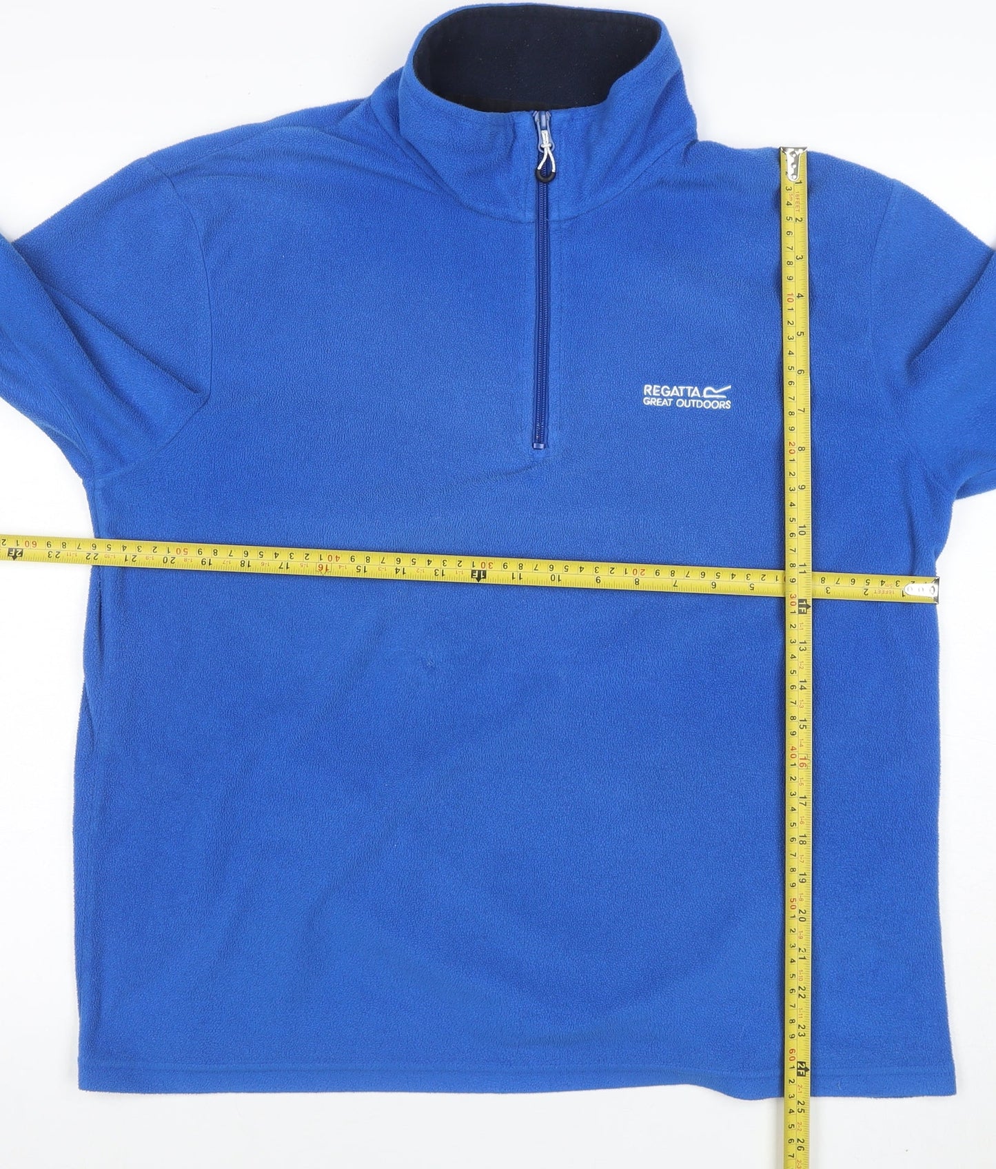 Regatta Men's Blue Fleece Half Zip Pullover Sweatshirt L