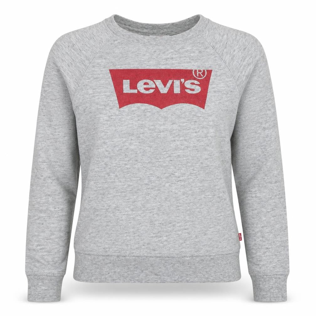 Levi's Womens Grey XS Crew Neck Pullover Sweatshirt