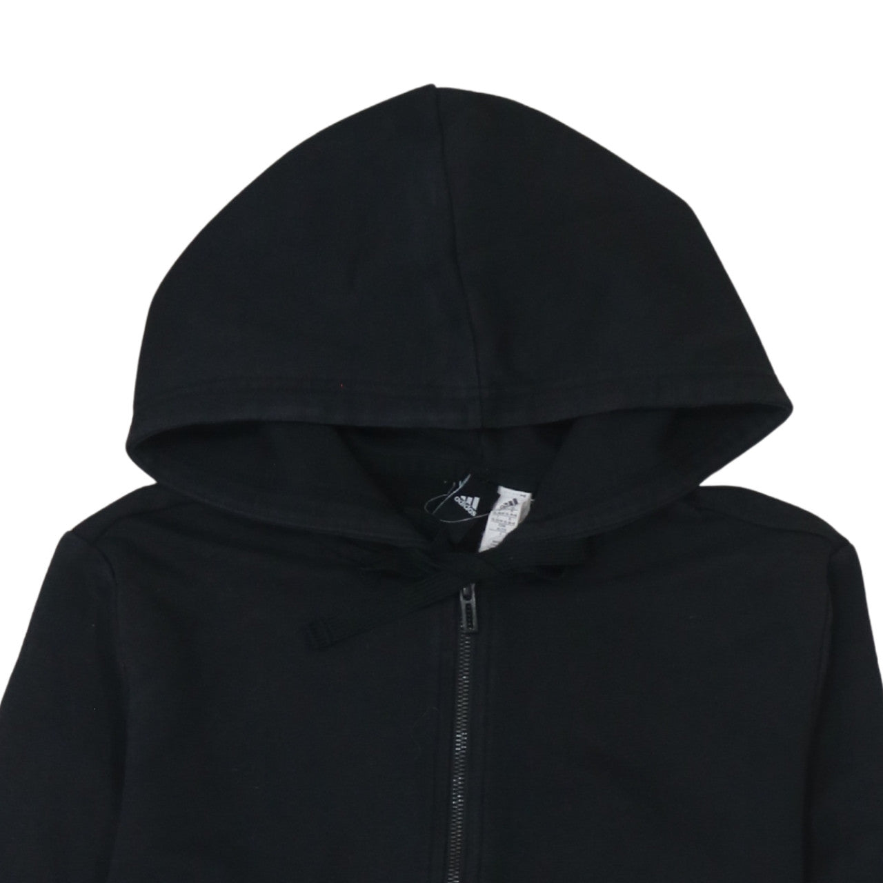 Adidas Womens Black Full Zip Hoodie XL Cotton Blend Casual Sportswear