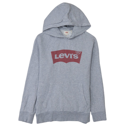 Levi's Men's Grey Logo Pullover Hoodie Size M Regular Fit