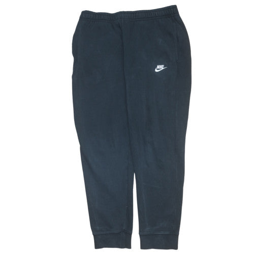 Nike Womens Black Jogger Sweatpants L Elastic Waist Fleece Trousers