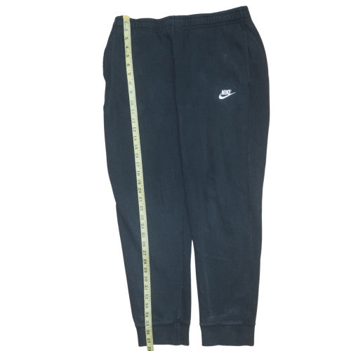 Nike Womens Black Jogger Sweatpants L Elastic Waist Fleece Trousers
