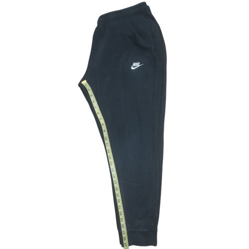 Nike Womens Black Jogger Sweatpants L Elastic Waist Fleece Trousers